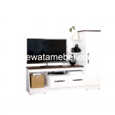 TV Cabinet Size 150 - ASTROBOX MARS WU 01 / Teak Dark Brown - Natural White 
